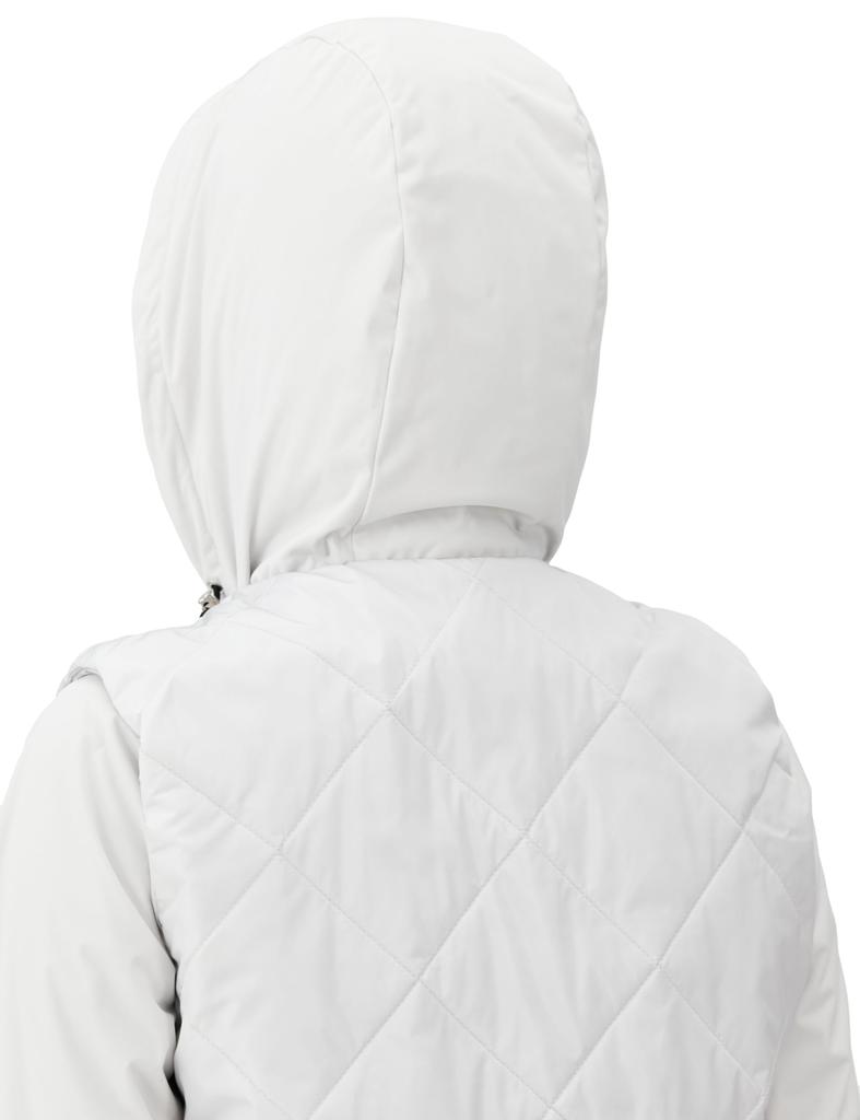 Full Zip Blouson 3WAY Detachable Sleeves Vest Windproof Water Repellent Heat Storage Thermal Golf MGWWJK03W GY00 L [Munsingwear] Women's (Gray)