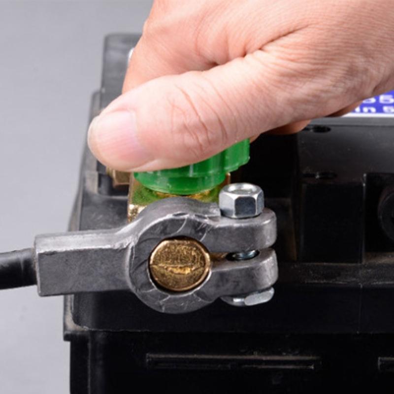 Universal 17mm Battery Cut Off Switches 12V 24V Power Disconnector Battery Isolator Switches for Automotive Marine Truck
