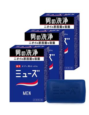 MUSE Solid Soap Muse Men Deodorizer 135g X 3 [Quasi-drug]