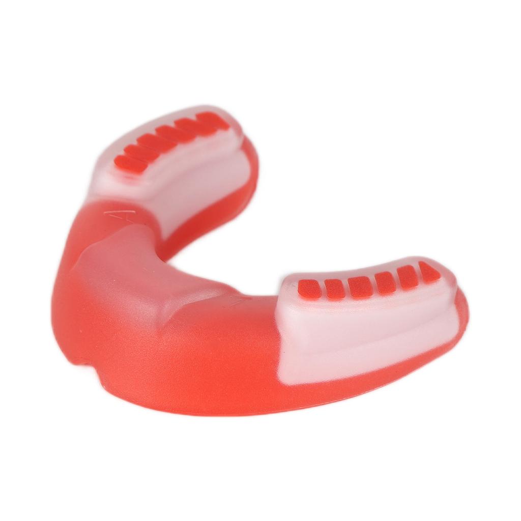 Sports Mouth Guard Football Shock Mouth Guards EVA Athletic Mouth Guards for AdultsRed White