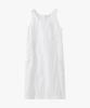 Suare Woman Minimal Wrinkle Pocket Dress White