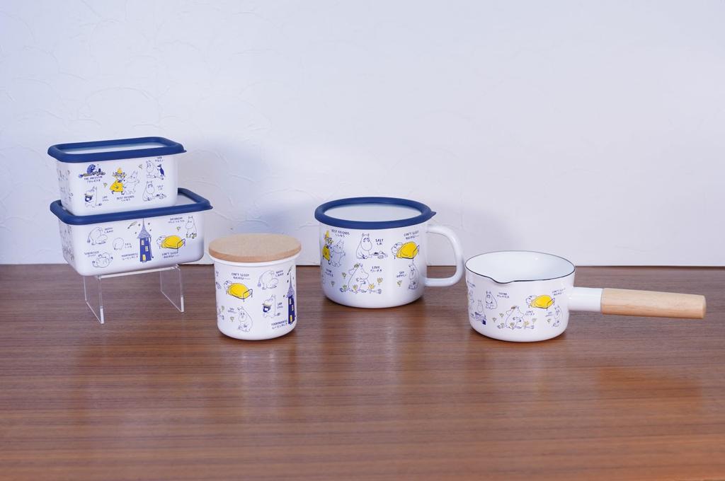 Fuji Enamel Moomin Allekore Milk Pan 12cm Moomin MOYA-12M.B