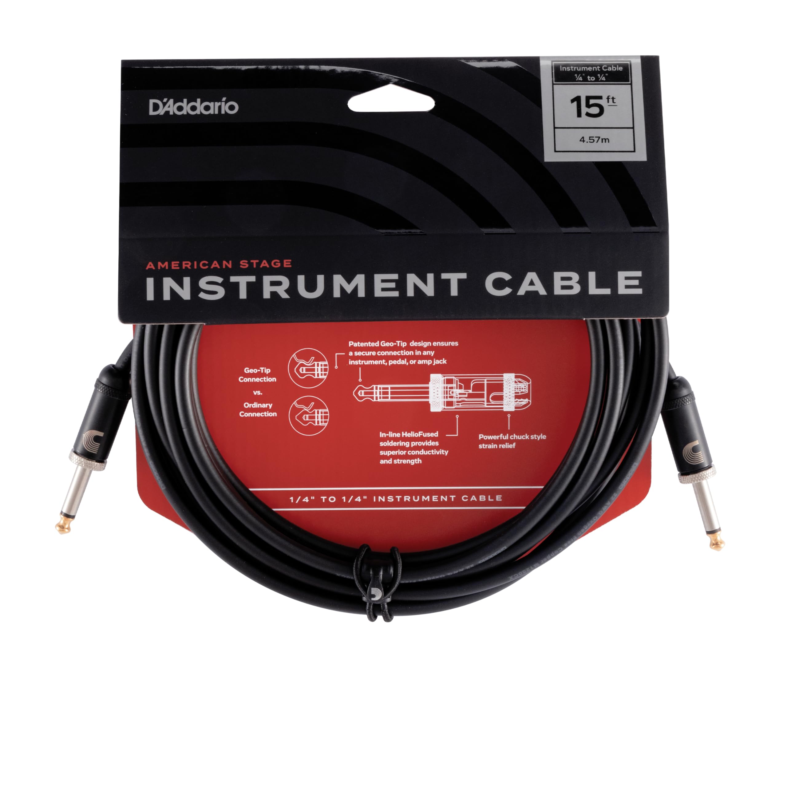 

Экранированный кабель American Stage Instrument Cable D Addario (Гитарный щит) PW-AMSG-15 (4,6 м СС) []