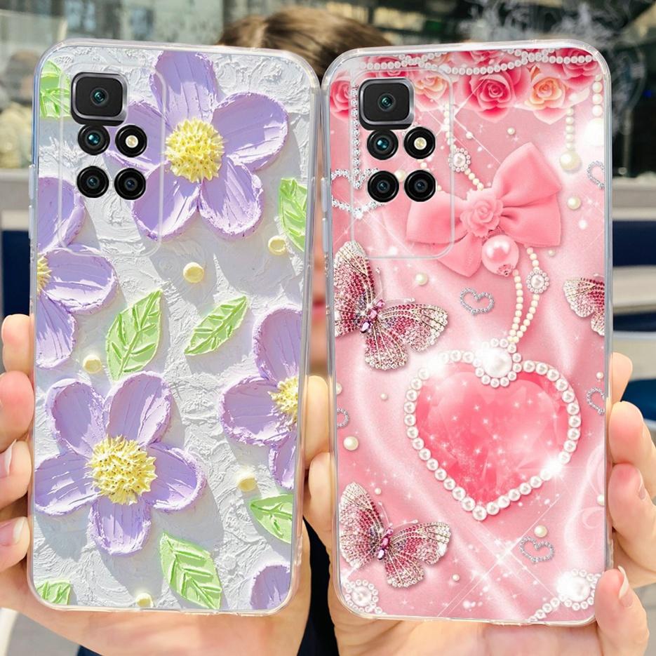 For Xiaomi Redmi 10 Case Cute Fashion Painted Cover Soft Silicone Shell For Redmi 10 Prime Redmi10 2022 Phone Cases 6.5'' Bumper