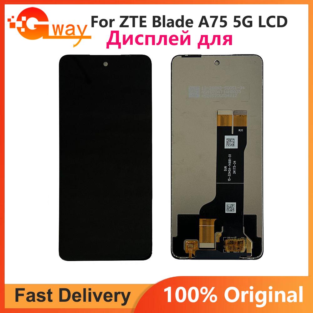 LCD Screen and Digitizer Full Assembly For ZTE Blade A75 5G