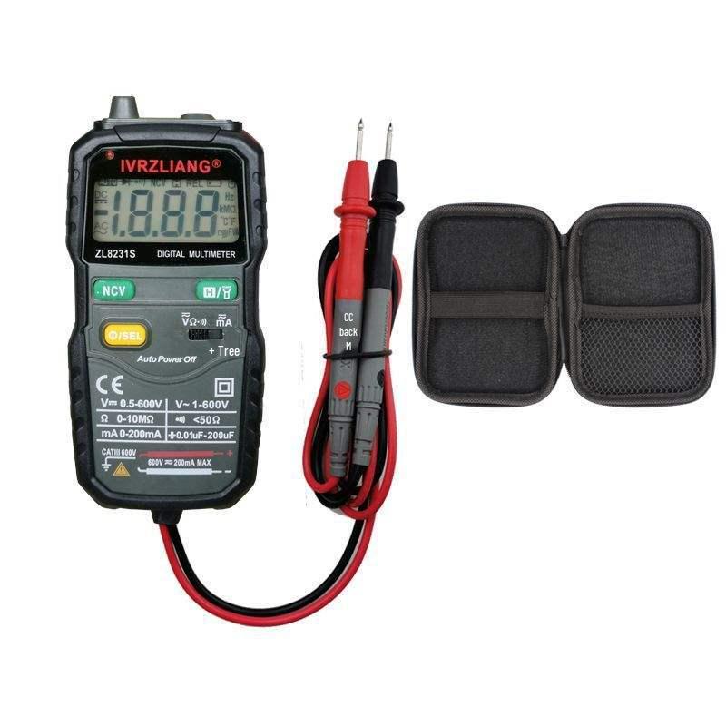 High-Precision Digital Multi-Tester for Electricians - Compact, Auto, Anti-Burn