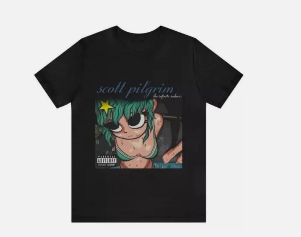 

Новая футболка Deftones scott pilgrim ramona flowers 4XL