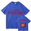 T-shirt BABYMONSTER PSYCHO Coton Haute Qualité Manches Courtes Rétro Décontracté Impression Graphique Unisexe T-shirt Mode Streetwear Nouveau