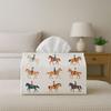 1pc Minimalist Equestrian Modern Tissue Holder - Horse Rider Design - Ideal for Holiday Celebrations & Home Decoration, Measuring 17.02*25.91 Cm, Perf