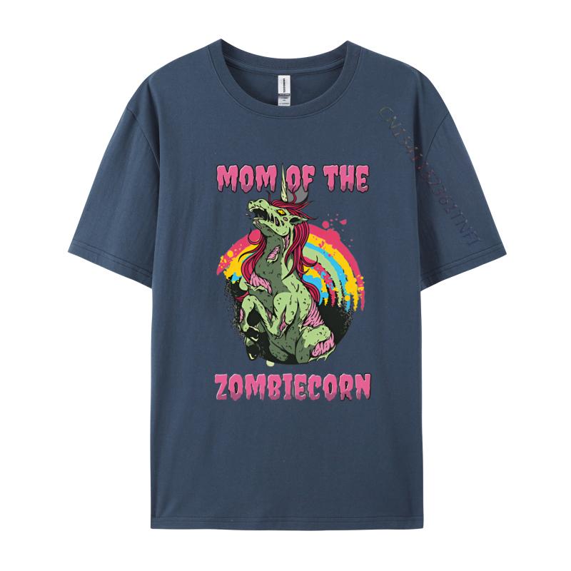Funny Design Mom Of The Zombiecorn Creepy Unicorn Tshirts Printing Tshirts Faddish Cotton Unisex Tops Shirt