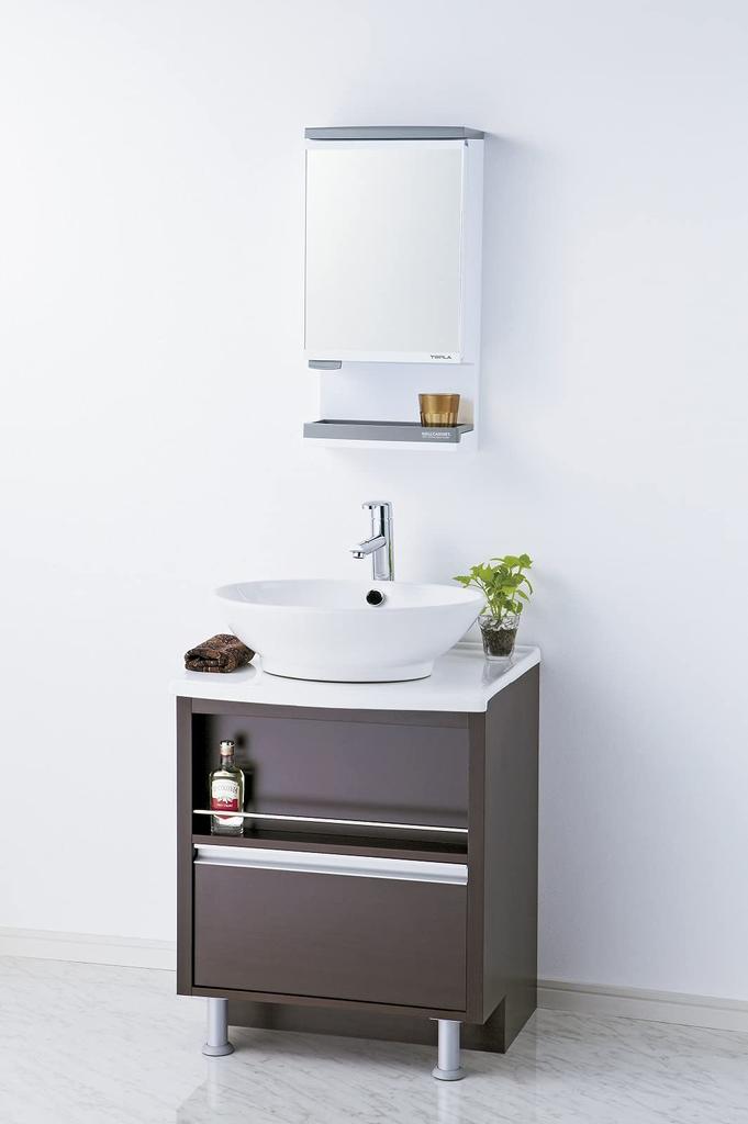 Topure TW-T55T Spiegelschrank, Badezimmeraufbewahrung, 618 mm H x 322 mm B x 142 mm T. RP Topure TW-T55T Spiegelschrank, Badezimmerwaschtisch, 32,2 cm x 61,8 cm T.