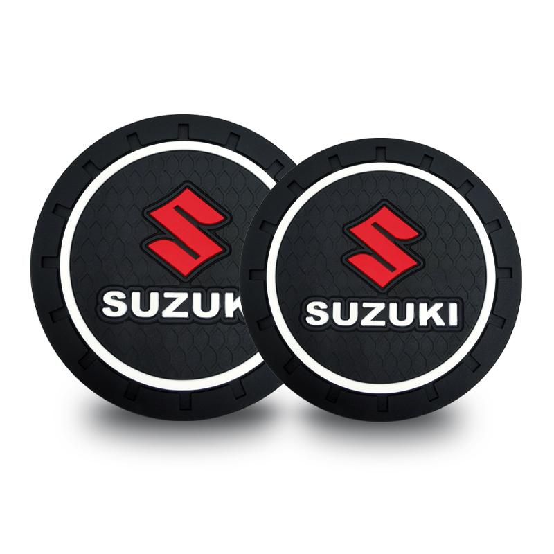 Car Cup Holder Pad Slot Non-slip Coaster Mat for Suzuki Swift SX4 Samurai Sport Jimny Grand Vitara Alto GW250 Splash Swace