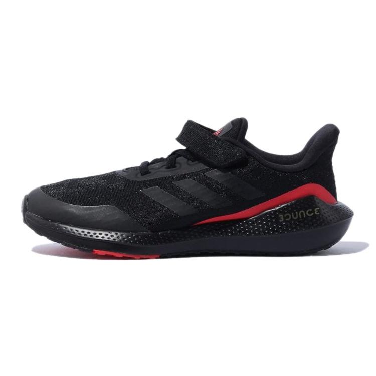 (PS) adidas EQ21 Run Velcro J Black Vivid Red Kids GZ5399 EU 29