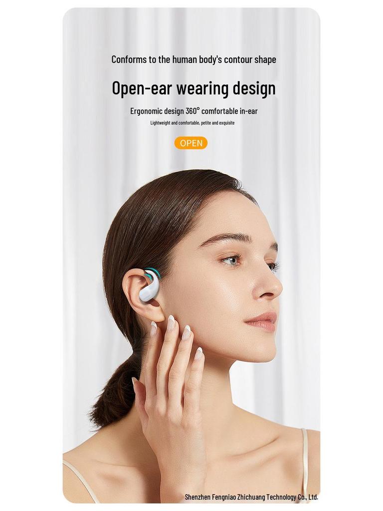 Wireless Sports Ear-Hook Bluetooth Headset with Ultra-Long Battery