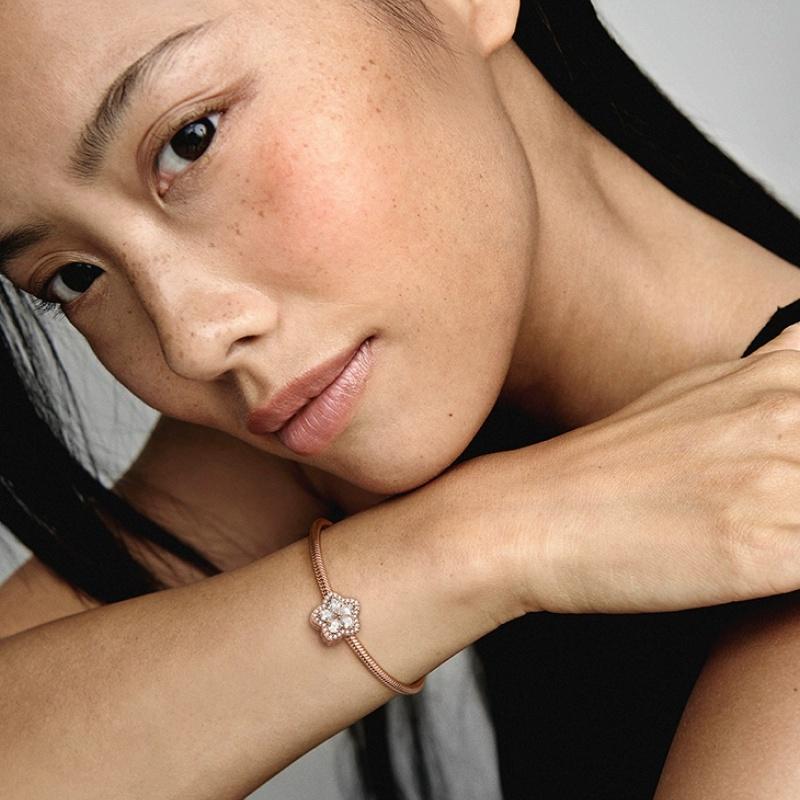 Rose Gold Multiple Series Charm Beadpendantapplicable To Original Plated Rose Gold Jewelry & Diy Making Fine Gift