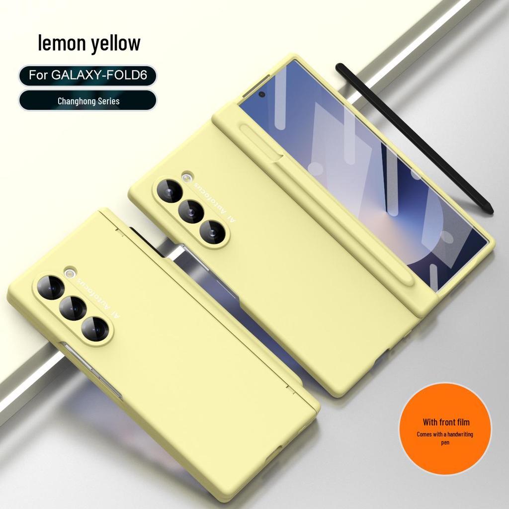 Samsung Z Fold6 Phone Case with Pen Slot & Macaron Hinge Protection