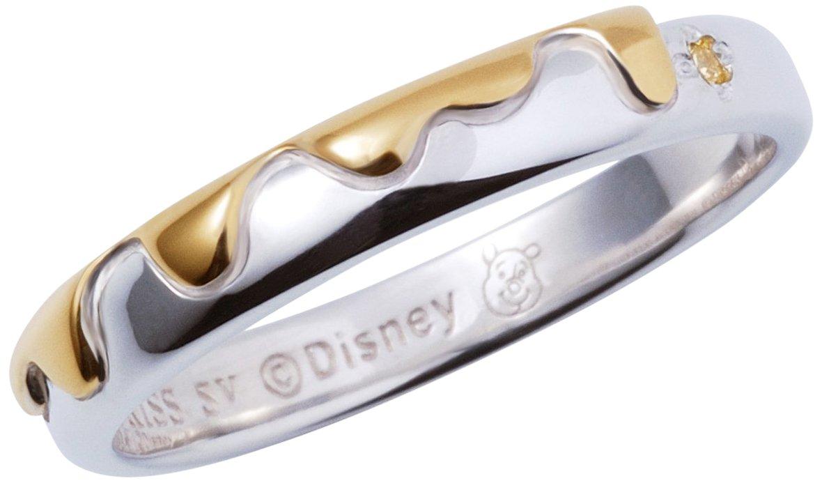 

THE KISS Size 21 Winnie the Cubic Zirconia Silver Ring DI-SR703CB [Disney Collection] Pooh/Honey