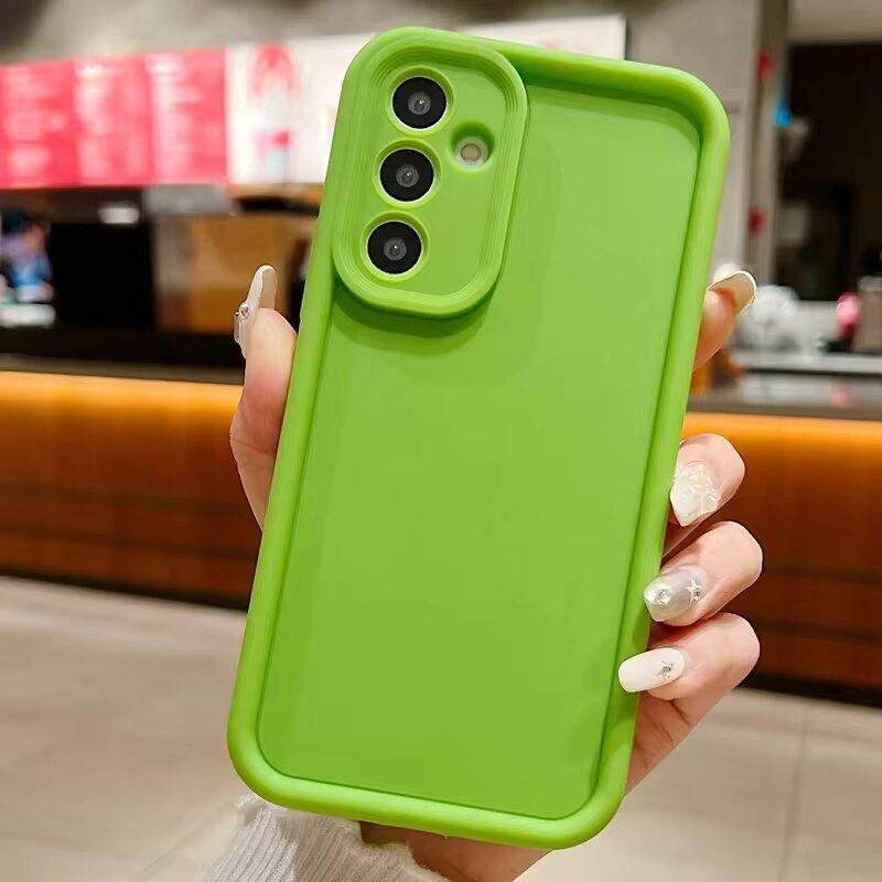 Luxury Shockproof Thicken Silicone Cases For Samsung Galaxy S25 S24 S23 S22 Ultra A34 A54 A53 A52 5G Soft Back Cover Accessories