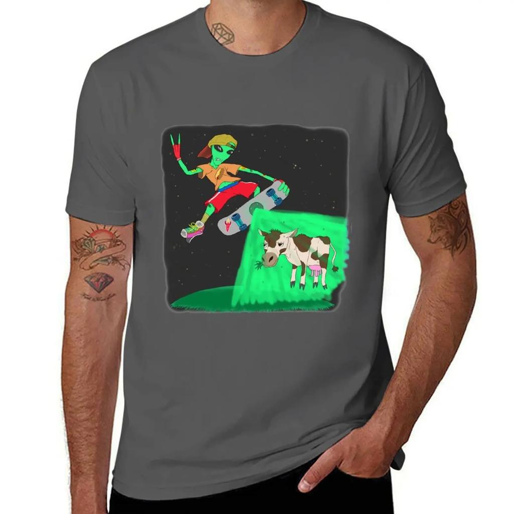 Alien New Wave T-Shirt hippie clothes Blouse plus size tops man clothes mens graphic t-shirts