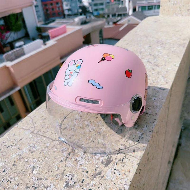 Children's Helmet Electric Bike Motorcycle Boy Girl Children Riding Protective Technology Sense Safety Helmet