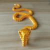 Realistic 3D Printed Snake Multicolor Animal Simulation Model Cobra Ornament  Car Decoration