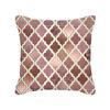 Ins Nordic Style Rose Gold Pink Geometric Square Pillow Cushion Cover