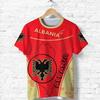 Albania National Emblem Graphic Short Sleeve T-shirt