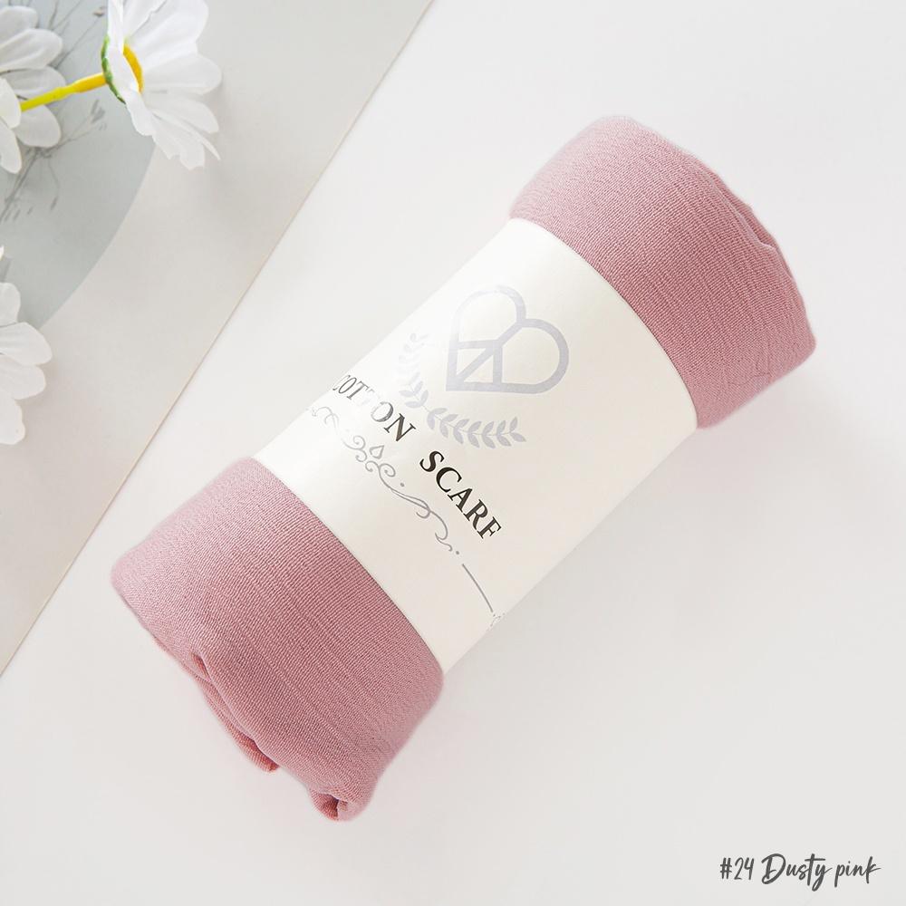 Fancy Fine Pleated Rayon Cotton Scarves Micro Crinkle Soft Cotton Long Shawl Factory Hemming Cheap Price Hijab