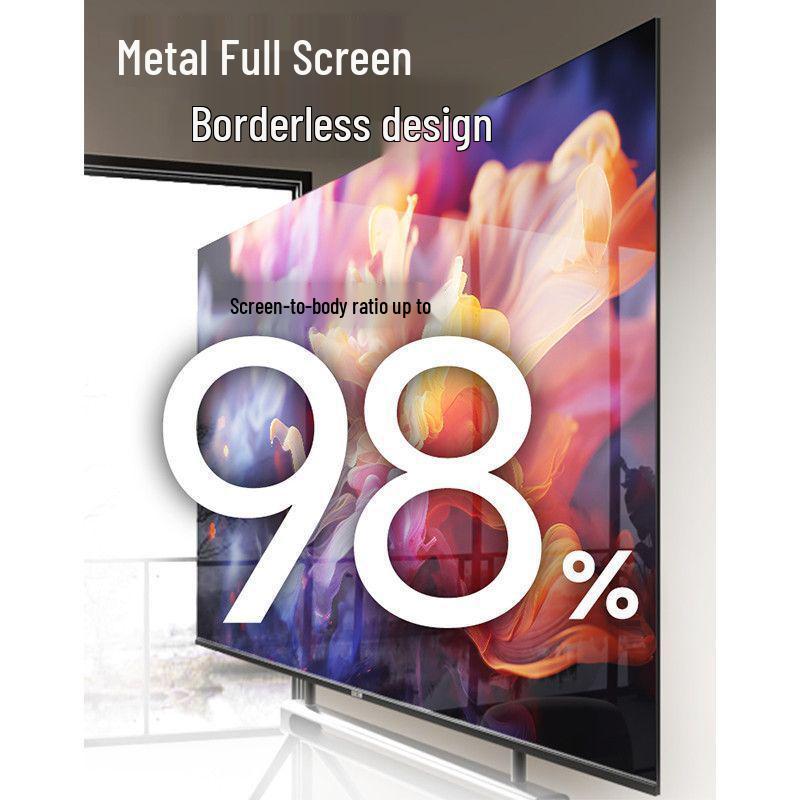 2026 75-Inch 8K Borderless Smart TV with Full Screen, Eye Protection, and WiFi Explosion-Proof Features