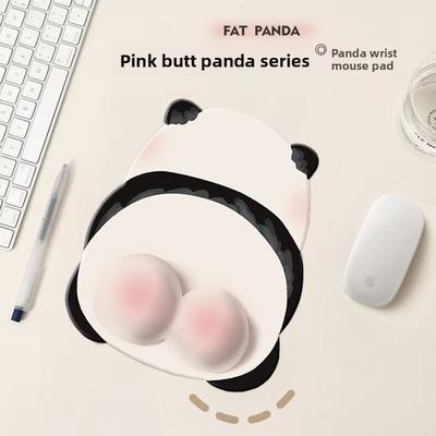 Pink Ass Panda Mouse Pad Hand Wrist Pad Girl Cute Slippery Computer Office Advanced Desktop Keyboard Hand Rest