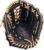 ZETT Youth Baseball Soft Black x Pastel Brown Size BJGB74540F Glove, Steer, All-Around, Left-Handed Throw, (1932), L,
