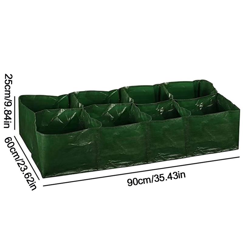 

1 шт. садовая грядка для выращивания своими руками инструменты для посадки на открытом воздухе подставка для растений полиэтиленовый контейнер 6/8 сеток мешок для посадки 8grids