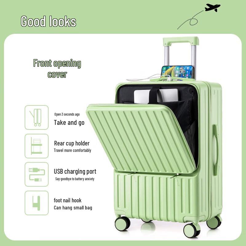 VICTORIATOURIST Front-Opening Hardside Spinner Suitcase