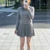 La Chapelle French Style Elegant Cardigan & Sweater Set