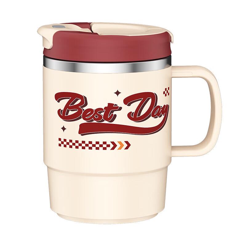 Carborton 304 Stainless Steel Insulated Mug with Tea Filter and Spoon