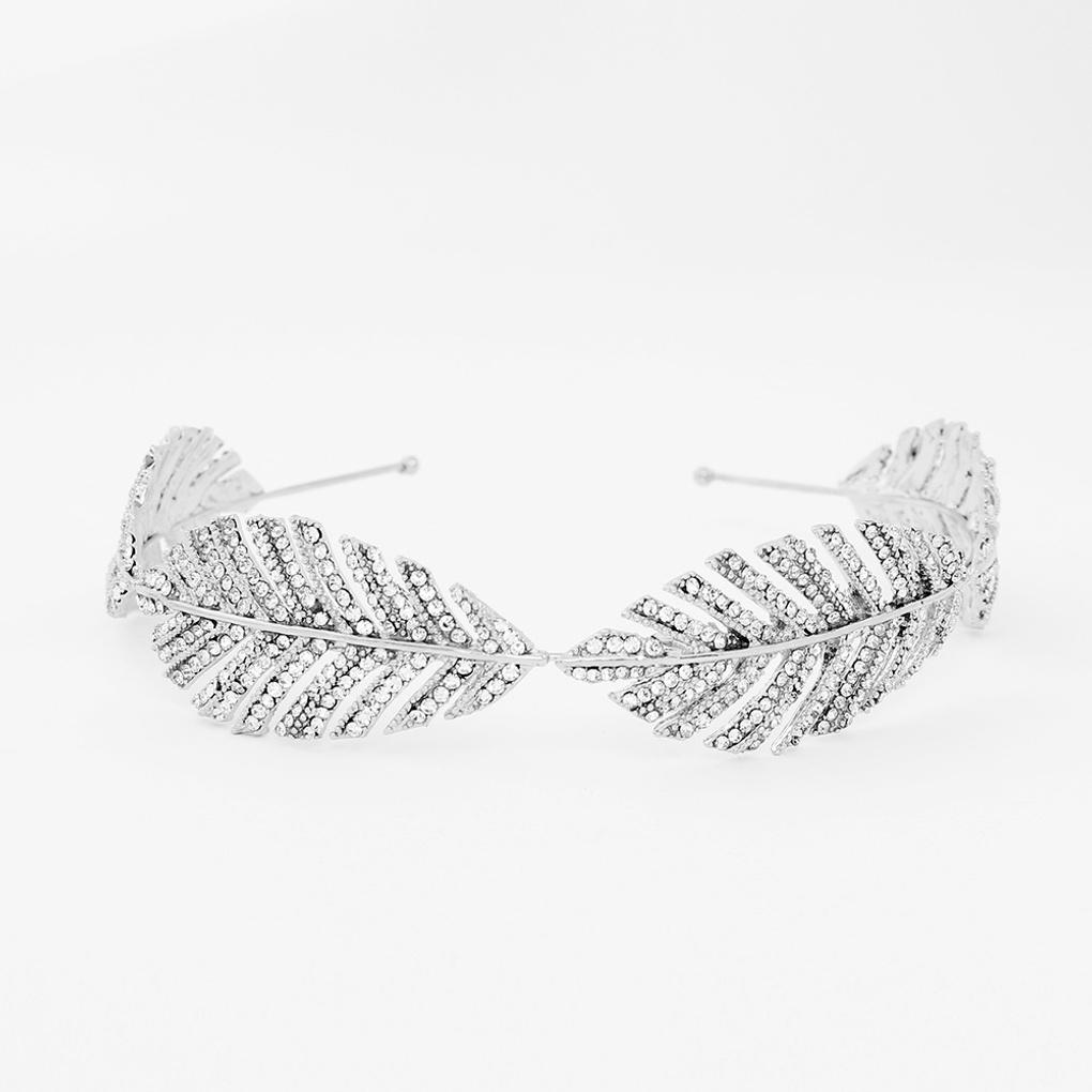 Women's Natural Bridal Tiara Hairband Self-Wedding Headband