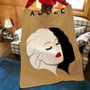 Music A-Adele Throw Flannel Cozy Print Blanket, Portable, Durable Machine Washable cute Cool