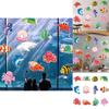 Undersea Birthday Wall Decals For Children With Starfish Turtles Sharks Design And Photo Prop Use