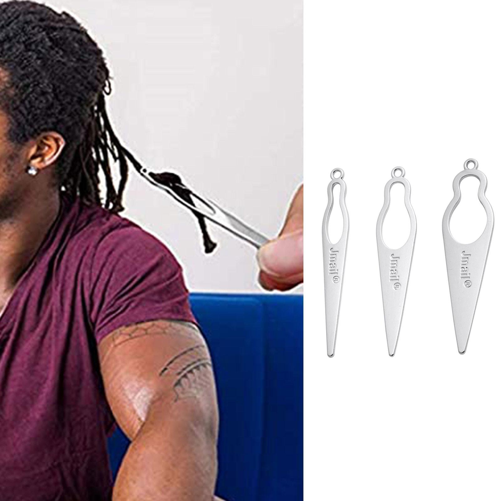 

Инструмент блокировки иглы крючки плетение волос наращивание волос изготовление париков декор дреды иглы крючок One Size серебряный