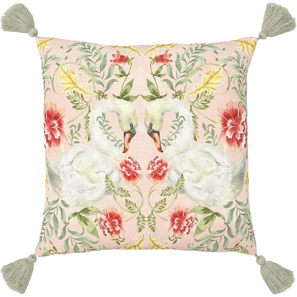 Evans Lichfield Heritage Tassel Swan Cushion Cover