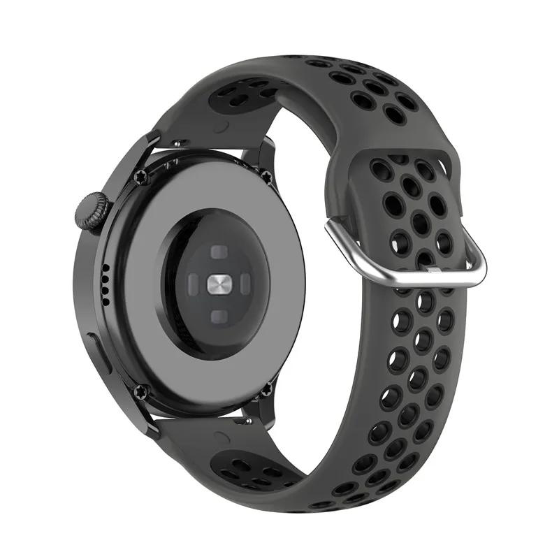 For 20mm 22mm Silicone Strap for Samsung Galaxy Watch Active 2 3 Gear S2 Wristband/Xiaomi Amazfit Bip Huawei Sports Strap