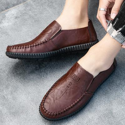 Mode PARZIVAL Herrenschuhe Echtes Leder Bequeme Herren Freizeitschuhe chaussures homme Flats Herren Slipper Lazy Shoes Zapatos Hombre