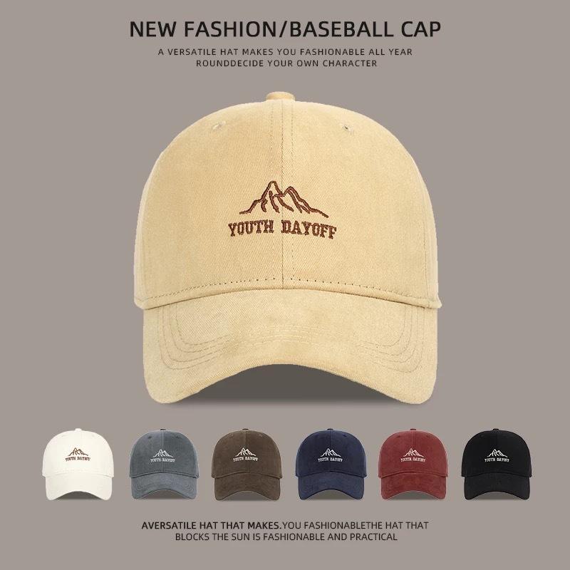 Hats with large head and baseball caps for women, spring/summer new casual sun hats, deepened and enlarged, face-enhancing small duckbill hats for men