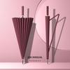 24-Rib Automatic Umbrella, Large Size, Extra-Large, Factory Bulk Straight Handle Long Handle Umbrella, Dual-Use for Sun and Rain, with Logo Printing