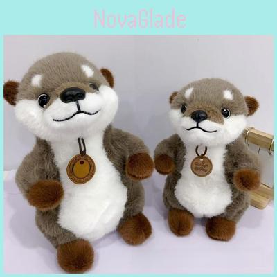 Otter Kuscheltier Plüschtier mit kurzem Plüschbezug für Kinderzimmer Dekoration