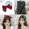 Elegant Satin Ribbon Hairpins With Big Bow For Women And Girls Accessories