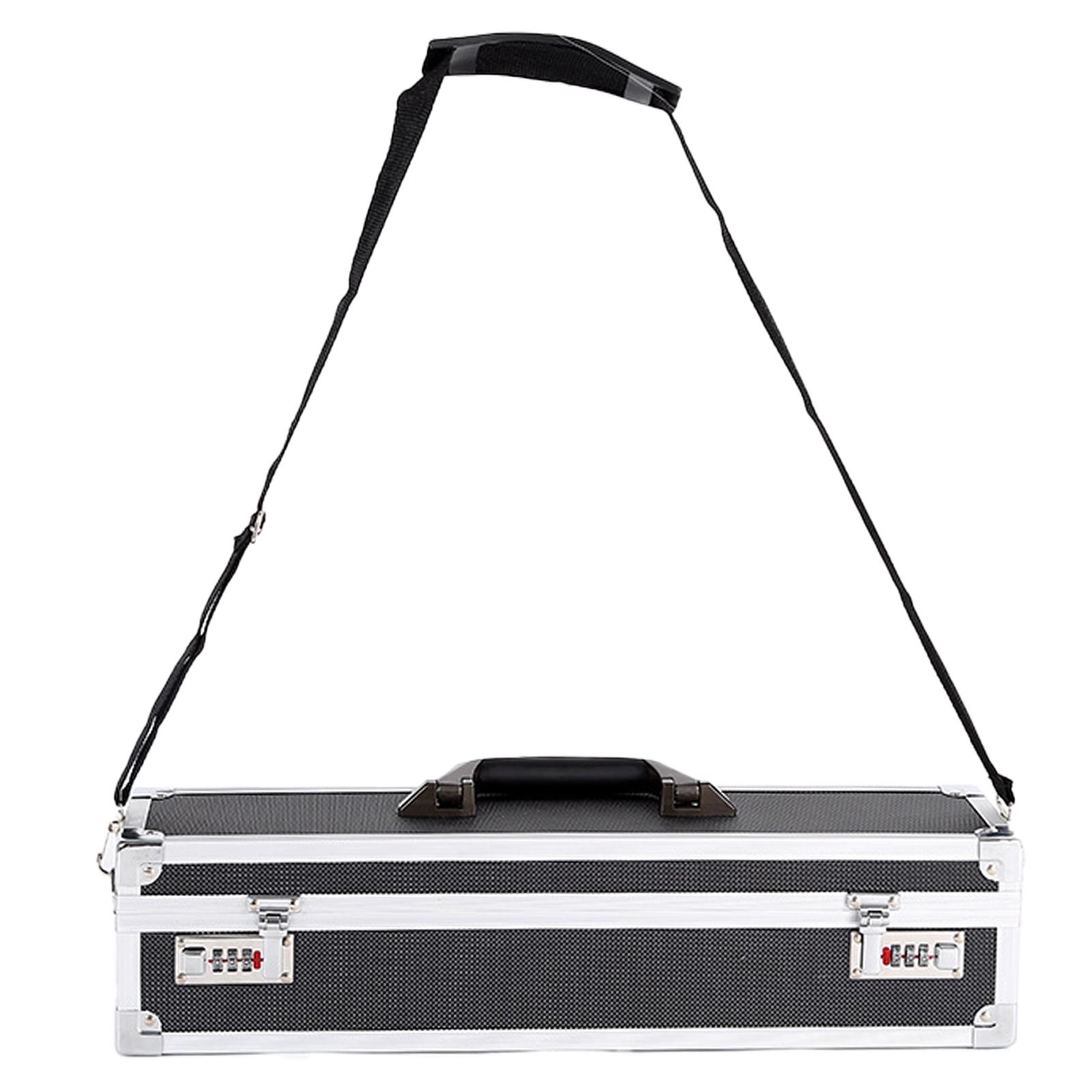 

Lockable Knife Storage Box Aluminum With With Lock Secure Box Lock Storage Combination Bag Tool Storage Password