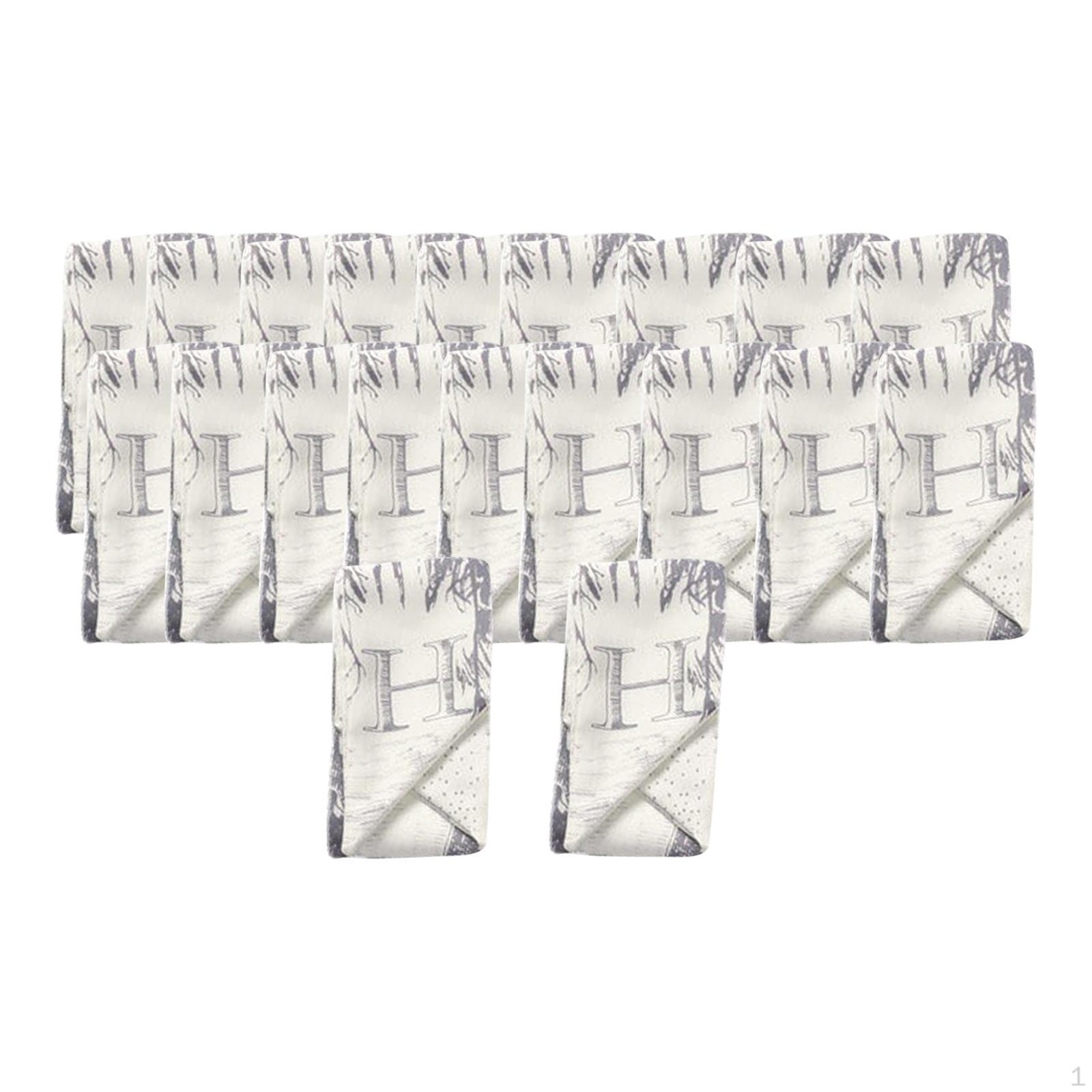 

20 шт. женский платок на голову женские волосы шейные платки сумка декоративные модные подарки письмо печать для серый