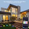 WiFi Smart LED Color-Changing Lawn and Music Light String with In-Ground Plug