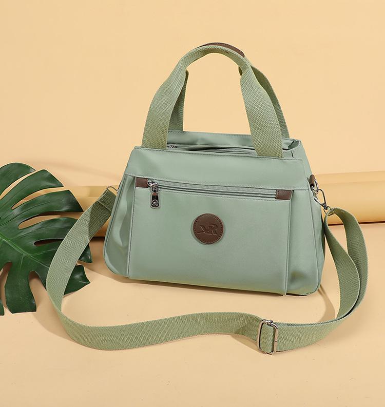 Nylon Solid Color Shoulder Bag: Versatile Casual Handbag and Crossbody Bag for Women
